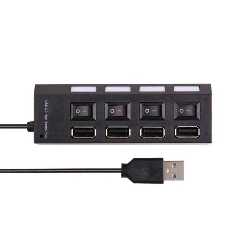 ALFA Hub Usb 2.0 4 Portas Régua Extensão Pen Drive Teclado 480mbps