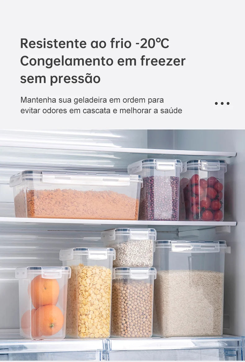 Conjunto de Potes Herméticos para Alimentos