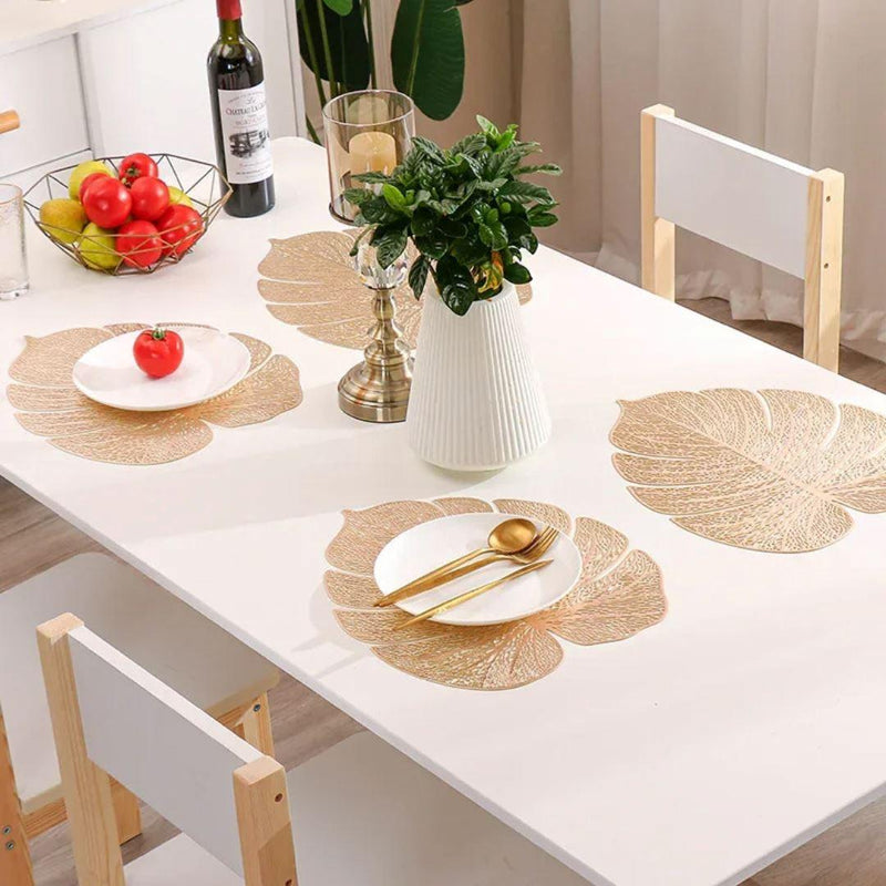 Jogo Americano Dourado Luxuoso - Decoração para sua Mesa de Jantar